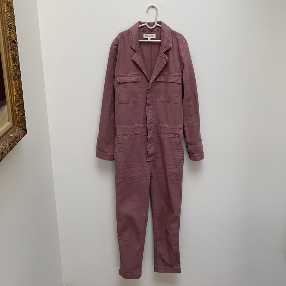 Madewell Mauve Utility Jumpsuit